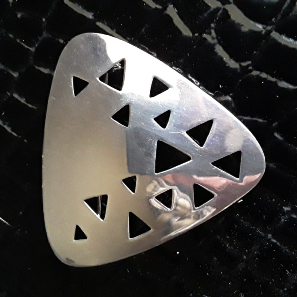 Vtg 80s DOMA .925 Sterling Silver Brooch/Pin